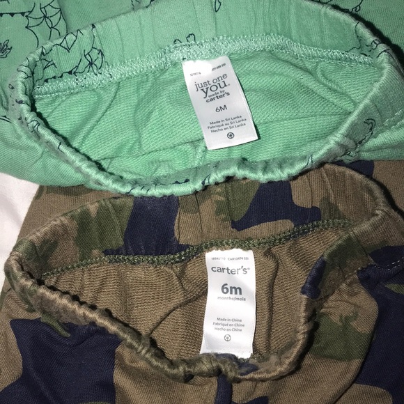Carter’s 6M bundle of two bottoms 💕 Dino 🦖/Camo - Picture 6 of 6
